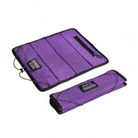 Grid-Textured Foldable Seat Pad Nylon Camping Seat Pad EVA High-Density Foam Lining Outdoor Gear Carrying Strap