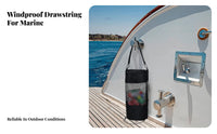Boat Waste Bag Trash Bag Drawstring Closure Hanging Boat Garbage Container for Boaters, Fishermen, Boating, Fishing