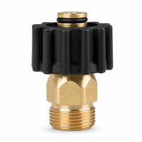 Pressure Washer Swivel Connector Brass Pressure Washer Swivel Fitting with O-Seal Seal 360-Degree Anti-Kink
