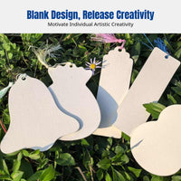Handmade Marbling Bookmark, Blank Xuan Paper, Chinese Style, Thickened, DIY Calligraphy & Painting, Tassel