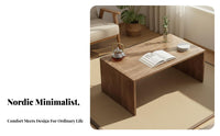Space-Saving Bay Window Table Simple Design Floor Desk Multi-Functional Household Furniture Wide Tabletop for Apartment Dwellers, Homeowners, Students, Balcony, Small Areas, Bedroom, Living Room