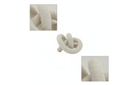 Sculpture with Interlocking Loop Artistic Tabletop Statue Elegant for Desk