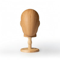 Mannequin Head Stand Tabletop Mannequin Head with Wooden Base Stable for Shelf