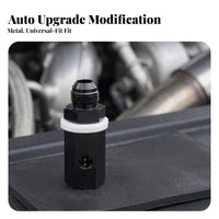 Sealing Gasket Fuel Tank Vent Valve Hex-Shaped Vent Check Valve Fitting Black Auto Part Machined
