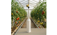 Handheld Vibrating Pollinator Long Stem Electric Plant Pollinator Pollination Brush White for Greenhouse, Indoor Crops