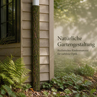 Artificial Tree Bark Pipe Cover for Decorative Column and Drain Pipe Concealment