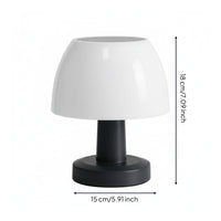 Waterproof Solar Table Lamp Long Battery Life Solar Powered Table Lamp Dimmable Brightness for Camping, Bedside, Restaurant