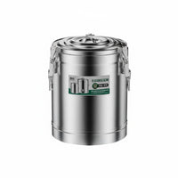 Milk Tea Insulation Container Triple Construction Construction Professional Milk Tea Container Stainless Steel Insulated Barrel