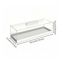Acrylic Pastry Display Box Transparent Pastry Display Case with Lid Rectangular Cake Cover for Party