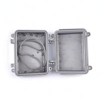 Weatherproof Access Point Bridge Enclosure with Hinge Rugged Waterproof Metal Housing Heavy-Duty for System Integrators