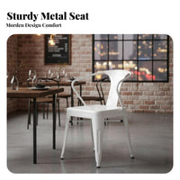 With Armrests utilitarian Armchair Supportive Backrest Metal Chair long-lasting Construction Seating Furniture Easy to Clean for Interior Designers, Business Owners, Restaurant, Dining Room, Kitchen, Lounge