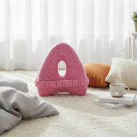 Hollow-Center Contoured Leg Pillow with Strap Zippered Knee Pillow with Elastic Strap Ergonomic Knee Cushion Supportive for Sleeping