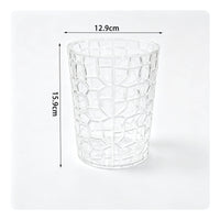 Embossed Garden Container Root Visibility Acrylic Flower Pot