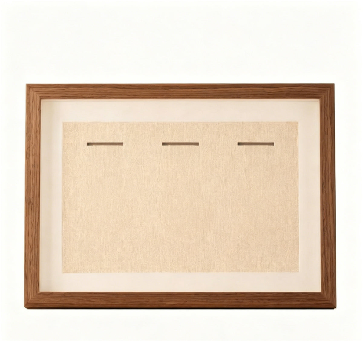 Clear Protective Cover Panel Tabletop Medal Frame textileLined Wooden Medal Display Frame