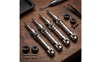 4 Pieces Drive Shafts Universal Joint RC Driveshafts Modular Hardware