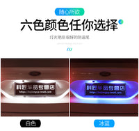 汽车牌照灯改装专用后车牌灯超高亮LEDT10冰蓝倒车辅助小灯泡w5w