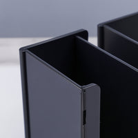 Acrylic Cup and Lid Organizer Multi-Compartment Paper Cup Rack Easy Access Space-Saving for Breakrooms