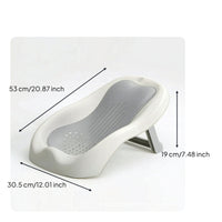 Baby Bath Support Foldable Baby Bath Seat Easy to Store Reclined for Newborn, Bathroom, Nursery