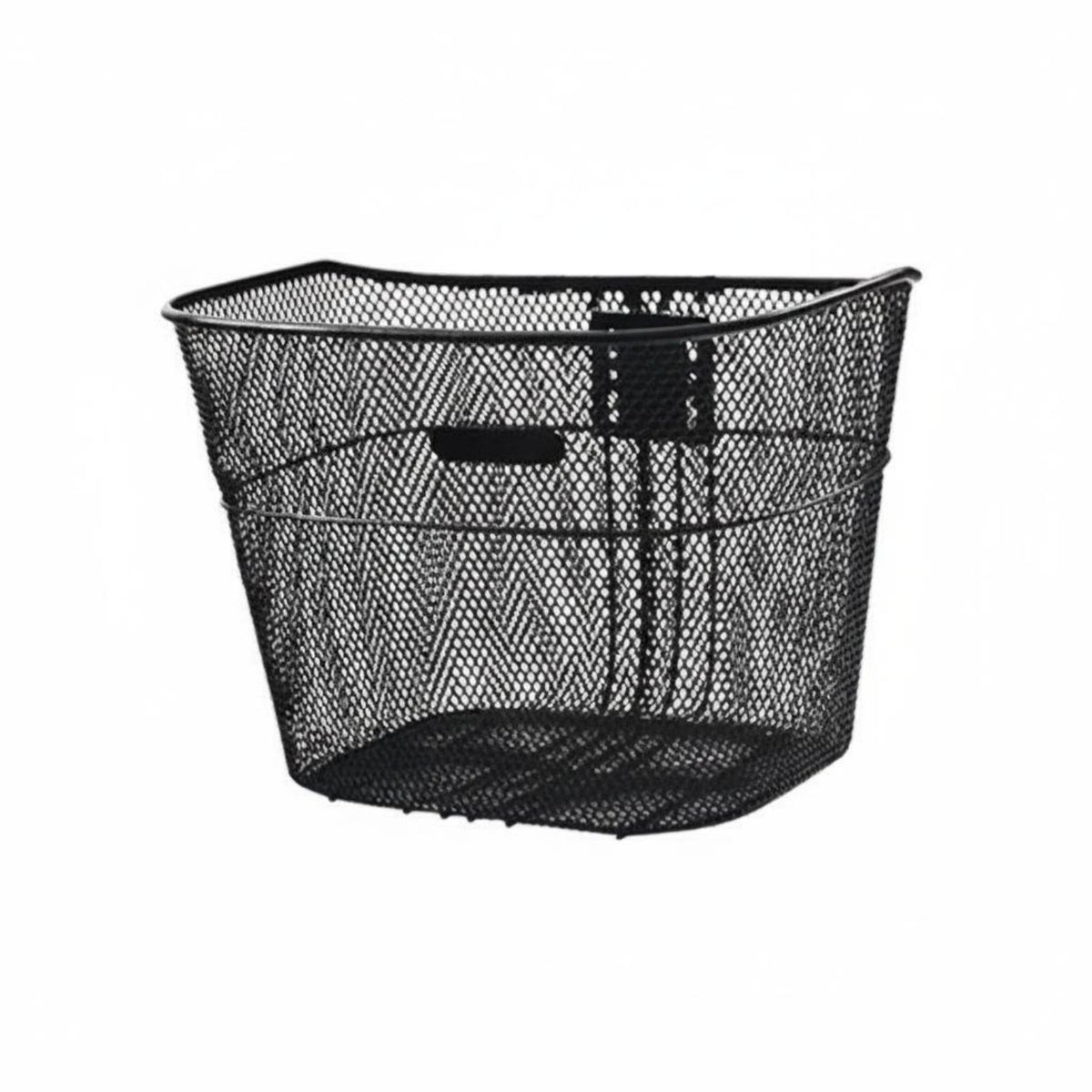 Universal Fit Front Cycle Basket Large Capacity Metal Mesh Bike Basket Heavy Duty Polished Finish for Commuters