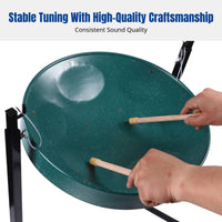 Handpan Drum, 8-Note Steel Tongue Drum, Percussion, Professional, 40.3cm, Full Set