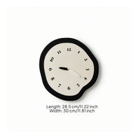 Nordic Wall Clock Irregular Minimalist Wall Clock Clear High-Contrast for Living Room, Bedroom