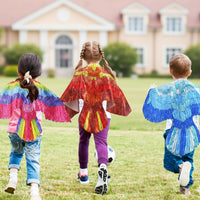 Feather Cape Mask Set Dress up Bird Feather Costume Lightweight for Kindergarten