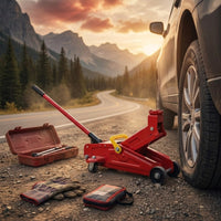 Slim-Profile Hydraulic Floor Jack Manual Hydraulic Trolley Jack Portable Heavy-Duty for Mechanics, Car Owners, Garage