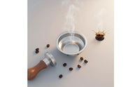 304 Stainless Steel Pressurized Filter Basket Reusable Portafilter Basket Insert for Baristas, Home Kitchen, Cafe