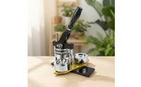 Heart-Shaped Button Maker Machine Manual Heart Button Maker Machine Desktop for Crafters, Hobbyists, Craft Studios, Classrooms