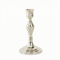 Elegant Metal Candle Holder Slender Tabletop Candle Holder Sturdy Candlestick with Round Base Long-Lasting for Wedding, Mantel