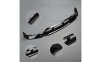 Front Bumper Lip Splitter Glossy Black Car Body Kit Anti-Scratch