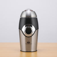 Compact Electric Dry Grinder Stainless Steel Grinder with Clear Lid Lightweight Appliance Countertop for Coffee Lovers, Home Cooks, Kitchen