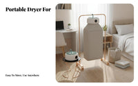 Foldable Drying Machine Quick Dry Foldable Garment Dryer Portable Clothes Dryer Space-Saving Design Electric Drying Bag