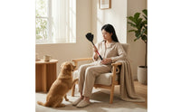 Ergonomic Dog Training Stick with Leather Grip Lightweight Dog Training Stick Accurate Tool Quick for Pet Trainers