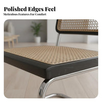 Minimalist Design Rectangular Black Table with Matching Chairs Multi-Purpose Dining Set Modern design Home Furniture Sturdy Construction for Families, Remote Workers, Homeowners, Living Room, Kitchen