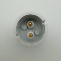 Bayonet Cap to E27 Adapter for Home Lighting, Durable PC Material Bulb Base Converter for DIY Lighting, Rated Current 10A Electrical Adapter