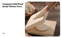Wooden Dumpling Press Versatile Wooden Pastry Press Smooth Dumpling Wrapper Maker for Home Cooks, Beginners