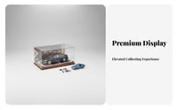 Model Car Garage Scene High Clarity 1:24 Scale Car Display Case Parking Lot Display Scene Box Easy Assembly for Hobbyists