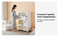Multi-Tier Storage Tower child-safe Multi-Tier Rolling Cart Space Saving