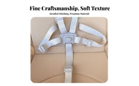 All-Season Stroller Seat Cushion Padded Design 5-Point Harness Stroller Insert Breathable for Infants, Toddlers, Travel, Outdoor, High Chair