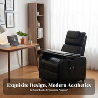 Reclining Function Ergonomic Gaming Seat with Footrest Thickly Padded Ergonomic Sofa Chair with Footrest Effortless Rolling Wheels Computer Armchair Adjustable Height for Gamers, Young Adults, Students, Internet Cafe, Study Room, Bedroom