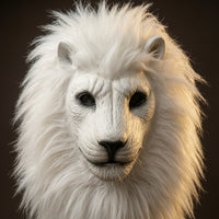 Lion Headpiece with Mane Realistic Lion Head Headpiece Latex for Theater Performances