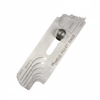 Welding Measuring Tool Stainless Steel Weld Bead Gauge Easy Read Height Difference Gauge for Metalworkers, Workshop