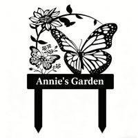 Butterfly Flower Stake Sturdy Floral Butterfly Garden Stake Waterproof Outdoor Yard Decorations