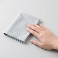 Fish Scale Microfibre Cloth, Cleaning Cloths for Glass and Mirrors, 30cm x 40cm Mixed Three Stripes Serged Microfiber Piece