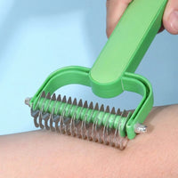 Cat Brush and Dog Brush 3-Pack for Deep Combing, Versatile Cat Comb and Dog Comb Set for Knots Mats, Cat Grooming Kit with a Curved Handle