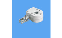 Outdoor Awning Worm Gear Manual Gearbox Head Metal Bracket Roller Shade Gearbox Head Screw-Fixed Window Hardware