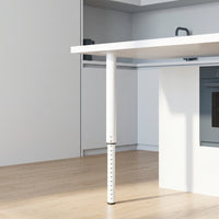Adjustable Table Leg with Mounting Plate Collapsible Table Legs with Mounting Screws Heavy Duty Storage for DIYers, RV