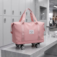 Rolling Duffel Bag with Wheels Soft Sided Wheeled Duffel Bag Extra Large for Journeyers, Students, Road Trips, Dorm Moves