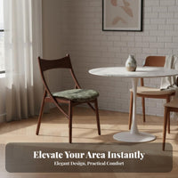 French design animal-inspired curved-shaped Backrest Chair Designer Inspired Household Furniture mid-century modernera Modern Minimalist Design for Apartment Dwellers, homeowners, Dining Room, Kitchen, Bedroom, Home Office